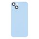 Cover posteriore in vetro per iPhone 14 Plus con supporto flash e ricarica wireless – Blu B8066 