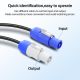 Cavo di alimentazione powercon In-Out 16AWG 1m SP858 